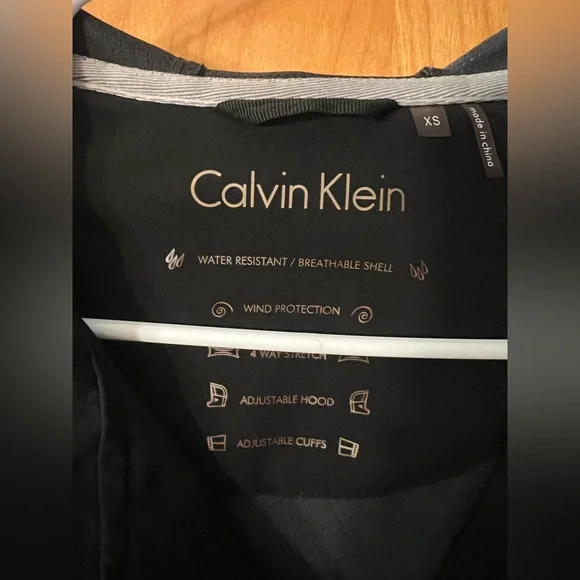 Calvin Klein Black Trench Coat - Picture 3 of 8